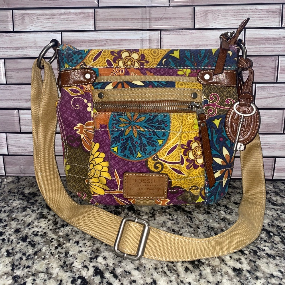Fossil Multicolor Crossbody Bag